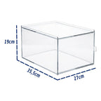 Caixa Sapateira Tênis Empilhável Organizador Modular Box Calçado Sneaker Sapato Display