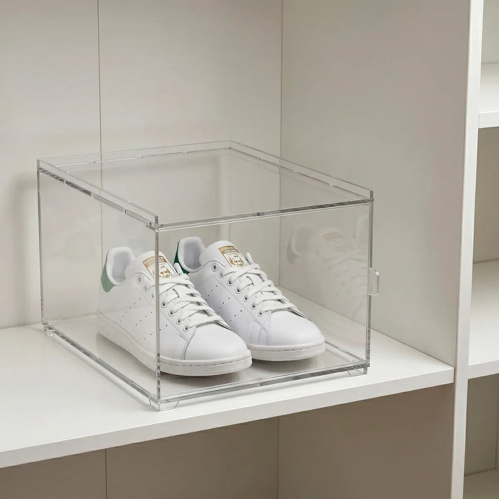 Caixa Sapateira Tênis Empilhável Organizador Modular Box Calçado Sneaker Sapato Display
