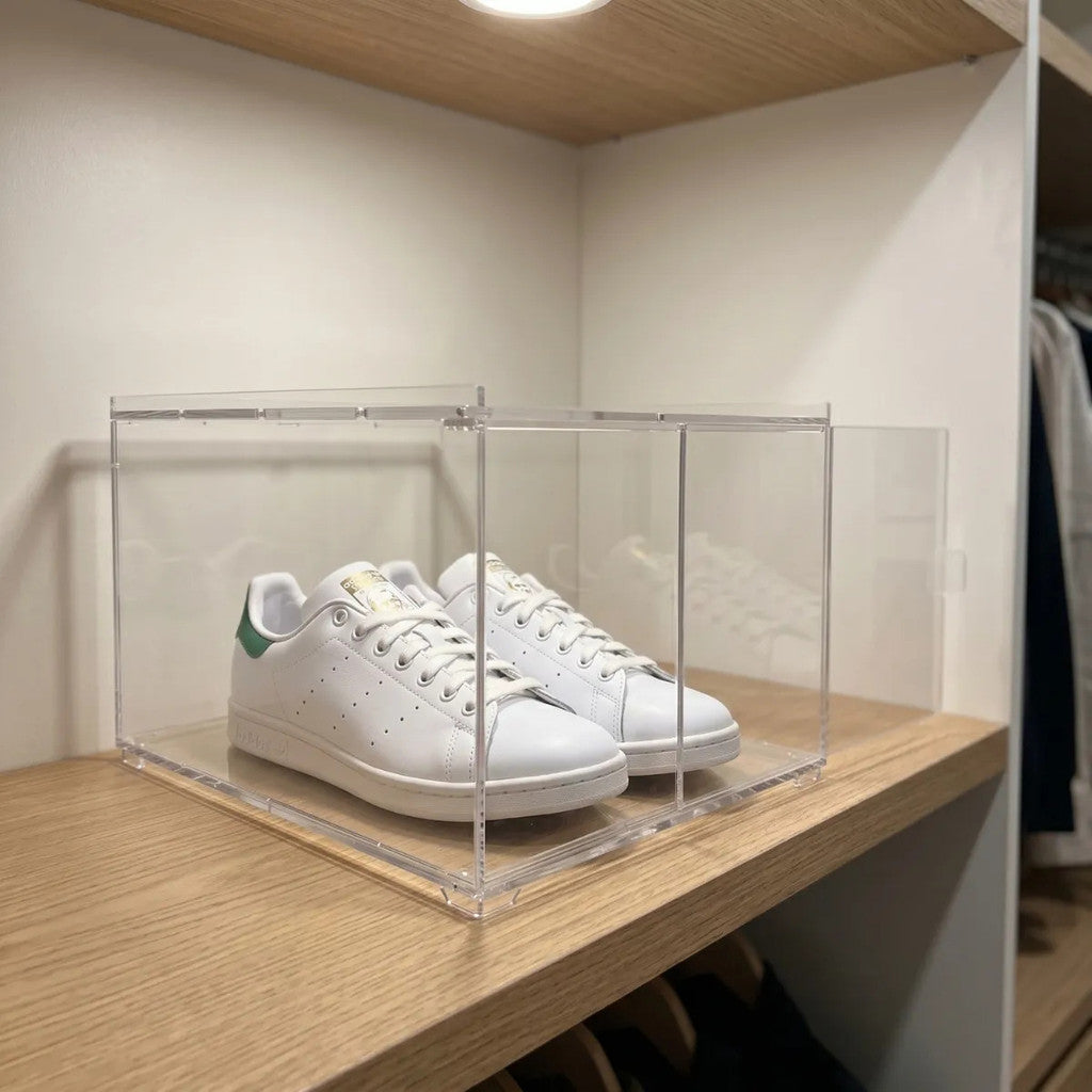 Caixa Sapateira Tênis Empilhável Organizador Modular Box Calçado Sneaker Sapato Display