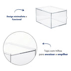 Caixa Sapateira Tênis Empilhável Organizador Modular Box Calçado Sneaker Sapato Display