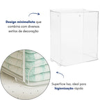 Porta Organizador Fralda Caixa Urna Banheiro Quarto Acrilico