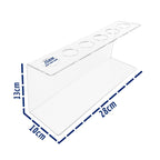 Suporte Expositor Temaki Sorvete Acrilico Cristal 6 Cones
