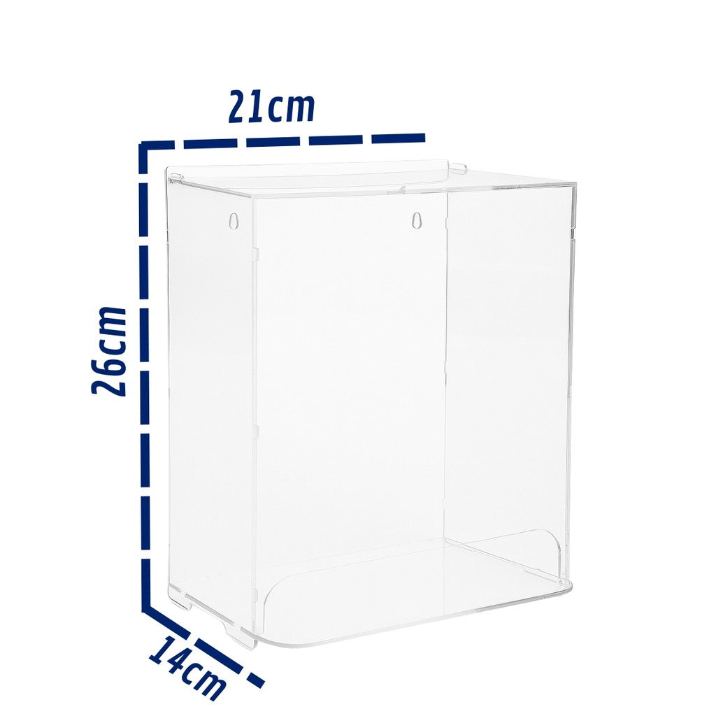 Porta Organizador Fralda Caixa Urna Banheiro Quarto Acrilico