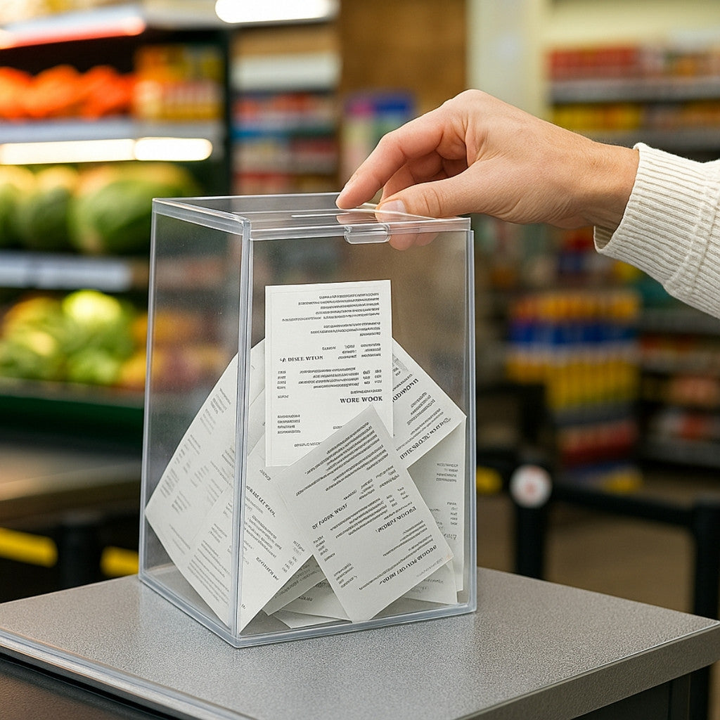 Caixa Urna Acrilico Sorteio