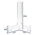 Suporte Pratos Decorativos Expositor Louças Porcelanas Apoio Cerâmicas Ornamentais Display