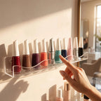 Organizador Esmalte Prateleira Parede Manicure Unhas Salão Coleção Estética Multiuso