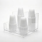 Organizador Porta Copos Bancada Nicho Cafeteria Bebidas