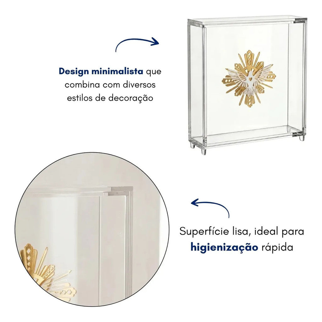 Quadro Caixa Divino Espírito Santo Decorativo