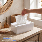 Porta Lenços Papel Interfolha Caixa Display Banheiro Lavabo