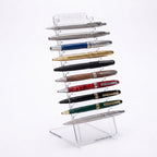 Expositor Canetas Suporte Mesa Papelaria Organizador Display Lojas Mostruário Coleção