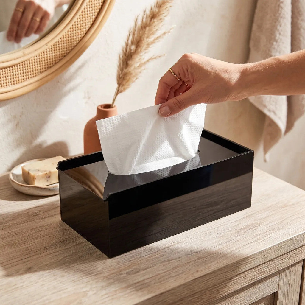 Porta Lenços Papel Interfolha Caixa Display Banheiro Lavabo