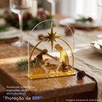 Presépio Natalino Menino Jesus Decoração Enfeite Mesa