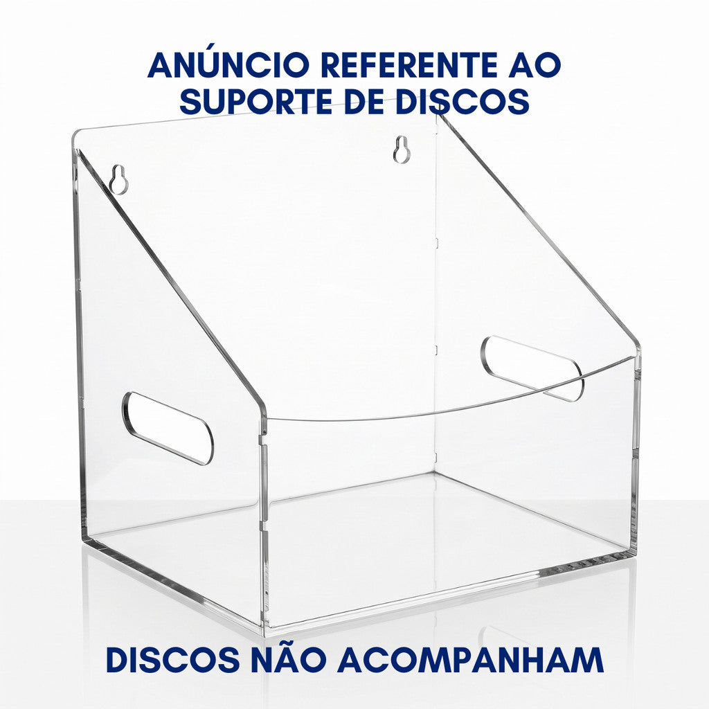 Expositor Suporte Discos Vinil LP Organizador