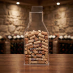 Suporte Rolhas Vinho Decorativo Decoração Grande Garrafa Adega Sala