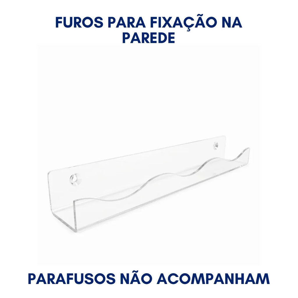 Organizador Esmalte Prateleira Parede Manicure Unhas Salão Coleção Estética Multiuso