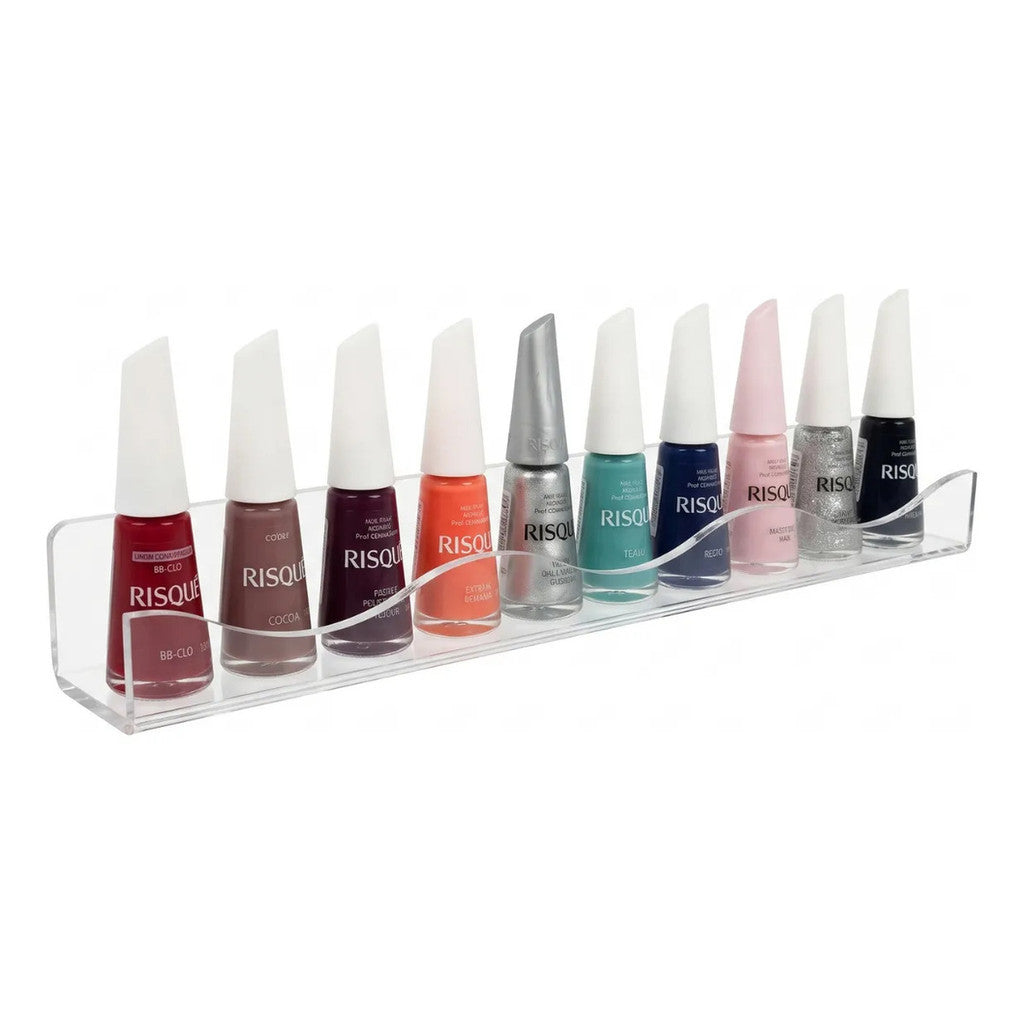 Organizador Esmalte Prateleira Parede Manicure Unhas Salão Coleção Estética Multiuso