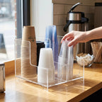 Organizador Porta Copos Bancada Nicho Cafeteria Bebidas