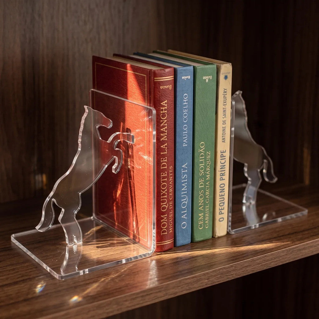 Aparador Livro Cavalo Bibliocanto Prateleira Suporte