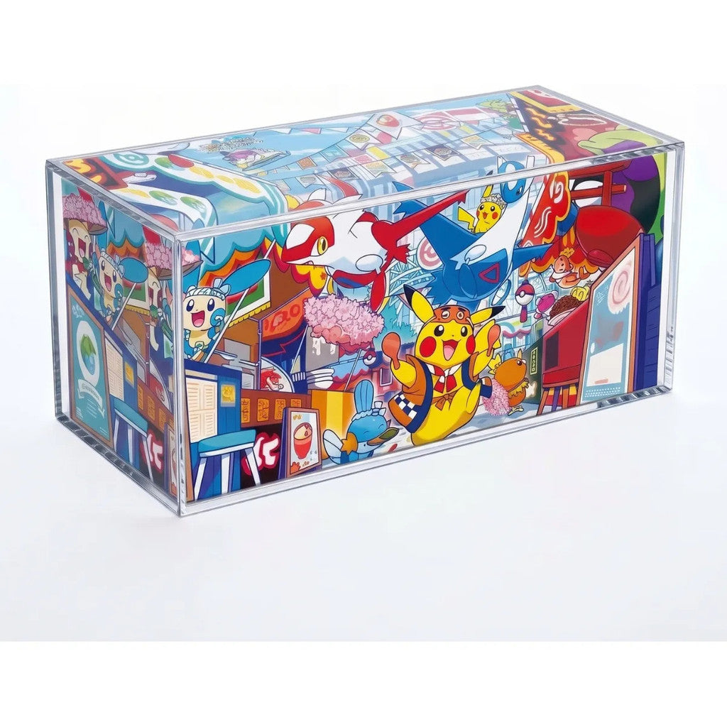 Caixa Booster Box TCG Etb Americana Nacional Lorcana Mini Protetor Expositor Suporte