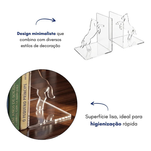 Aparador Livro Cavalo Bibliocanto Prateleira Suporte