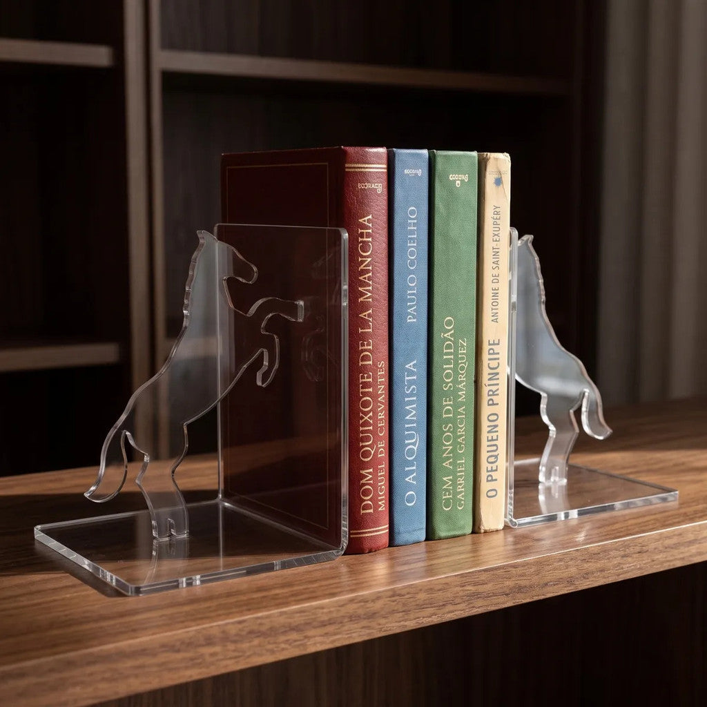 Aparador Livro Cavalo Bibliocanto Prateleira Suporte