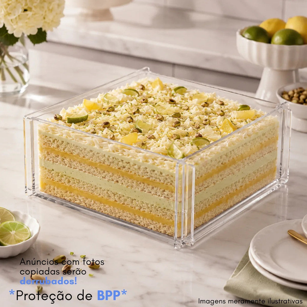 Forma Slice Cake Fatia Bolo Confeitaria Base Profissional