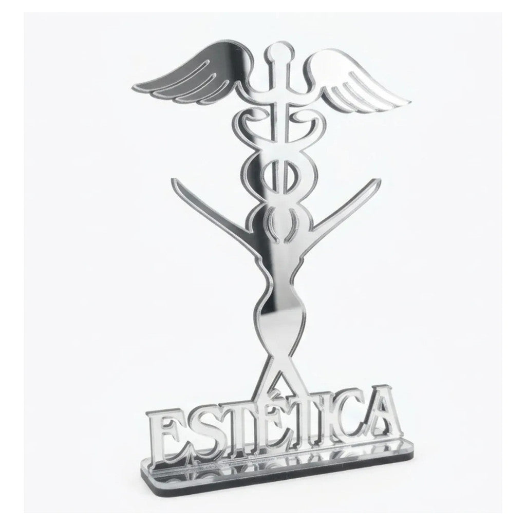 Emblema Profissões Faculdade Homenagem Prateado