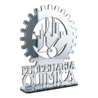 Emblema Profissões Faculdade Homenagem Prateado