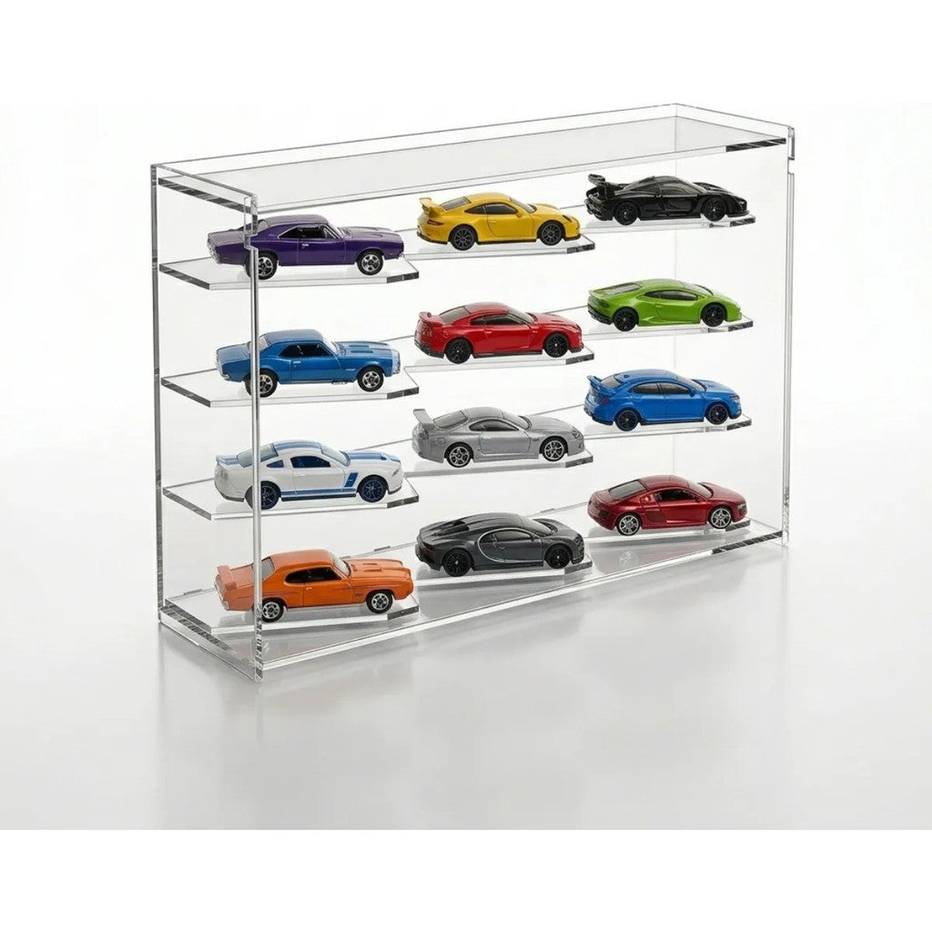 Suporte Display 12 Carrinhos Hot Wheels Expositor Modular Coleção Empilhavel Encaixável