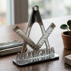 Emblema Profissões Faculdade Homenagem Prateado