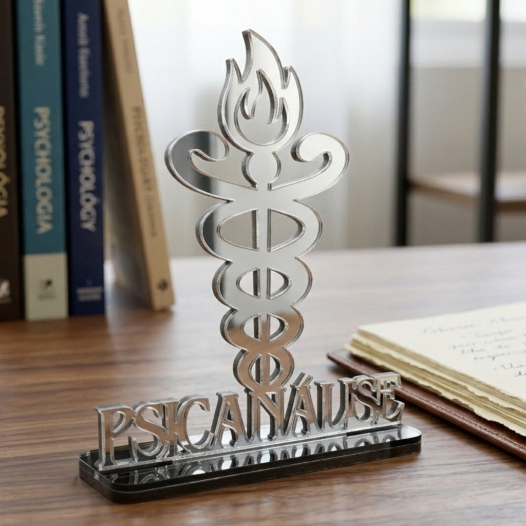 Emblema Profissões Faculdade Homenagem Prateado