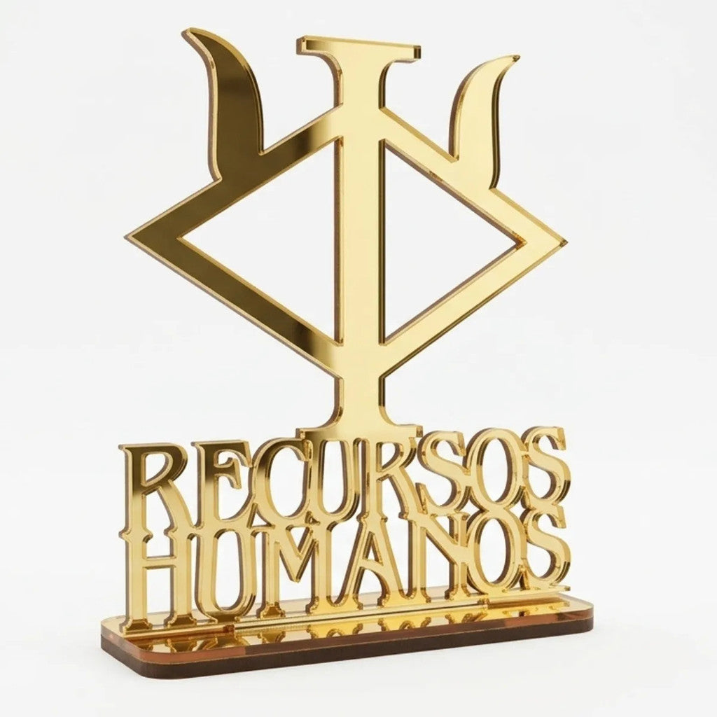 Emblema Profissões Faculdade Homenagem Dourado