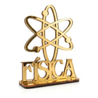 Emblema Profissões Faculdade Homenagem Dourado