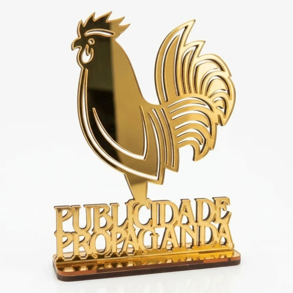 Emblema Profissões Faculdade Homenagem Dourado