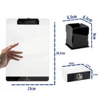 Kit Escritório Personalizado Prancheta Porta Caneta Cartões Clínica Consultório Médico