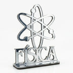 Emblema Profissões Faculdade Homenagem Prateado