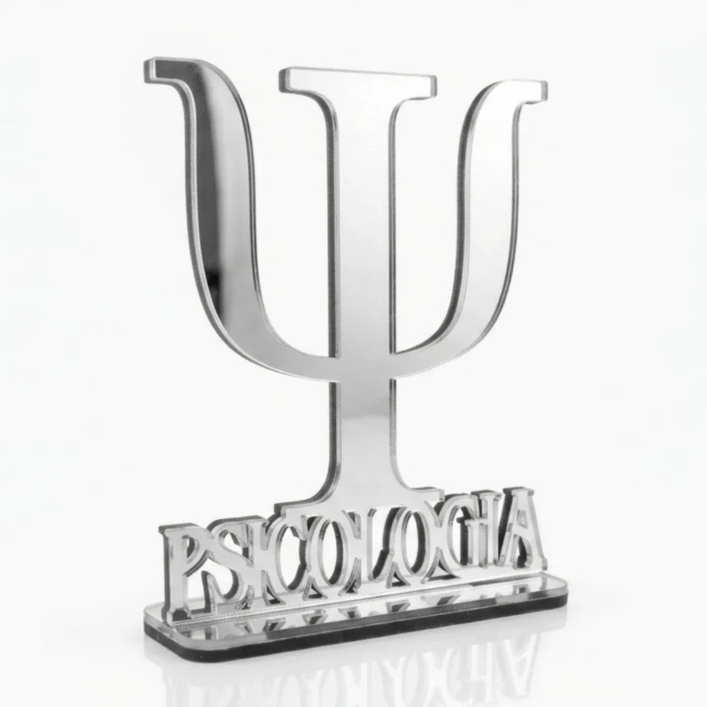 Emblema Profissões Faculdade Homenagem Prateado