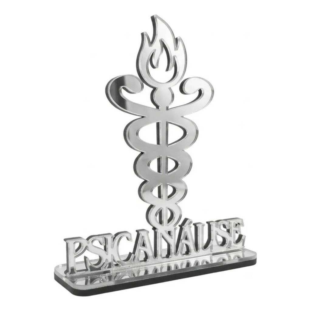 Emblema Profissões Faculdade Homenagem Prateado