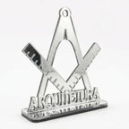 Emblema Profissões Faculdade Homenagem Prateado