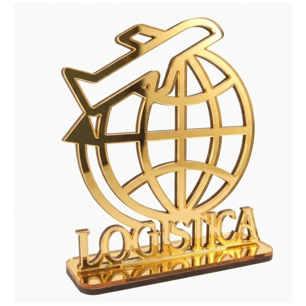 Emblema Profissões Faculdade Homenagem Dourado