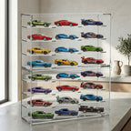 Expositor Hot Wheels 24 Carrinhos Modular Suporte Display Coleção Empilhavel Encaixável