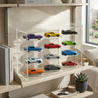 Suporte Display 12 Carrinhos Hot Wheels Expositor Modular Coleção Empilhavel Encaixável