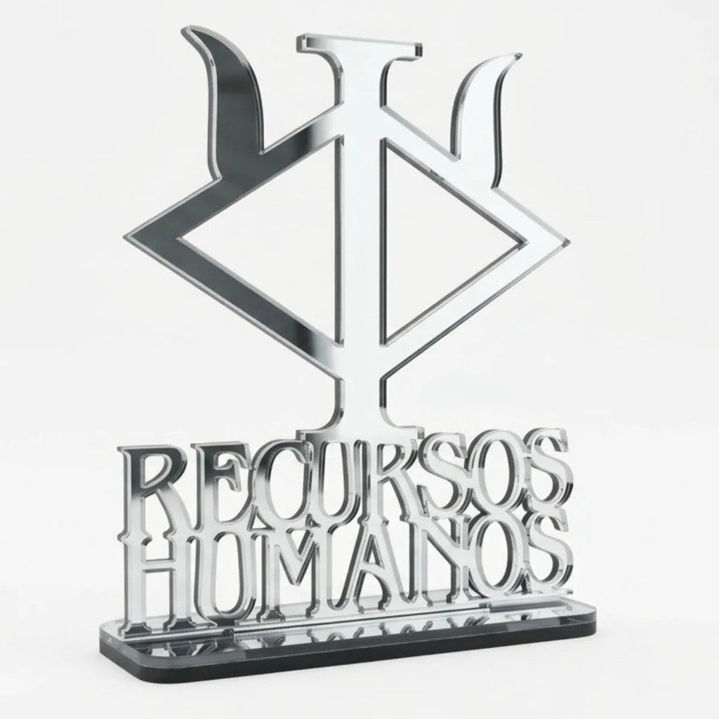 Emblema Profissões Faculdade Homenagem Prateado