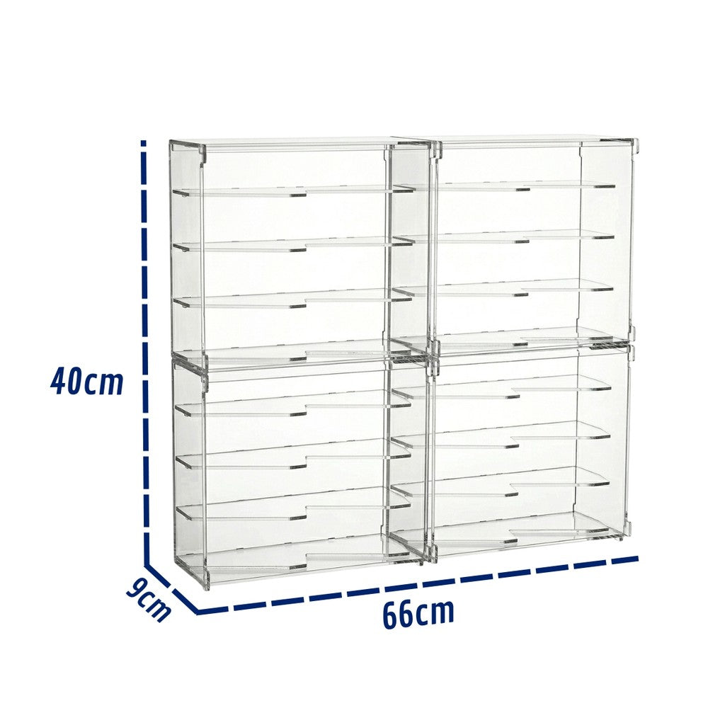 Expositor Hot Wheels 48 Carrinhos Modular Suporte Display Coleção Empilhavel Encaixável