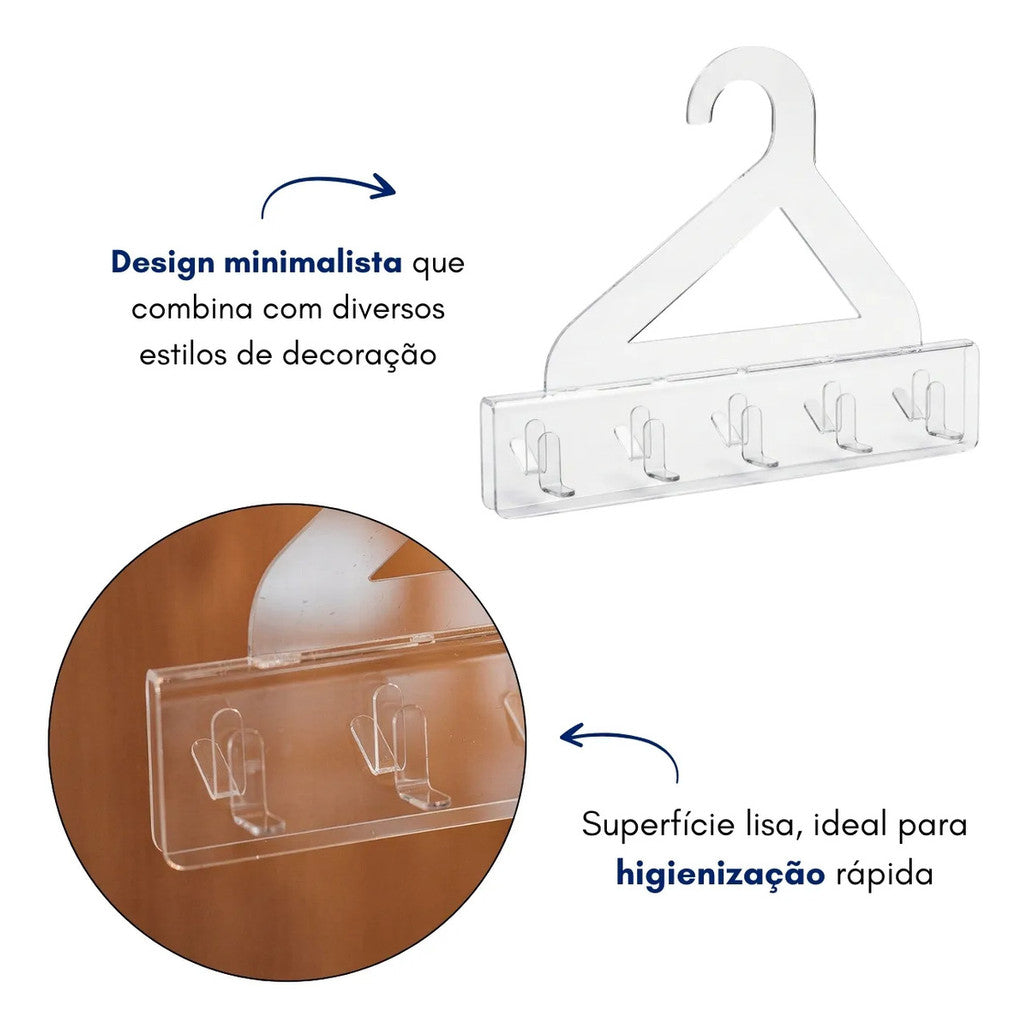 Cabide Porta Cintos Organizador Closet Armário Suporte Ganchos Organização Guarda Roupa Roupa Expositor Acessórios