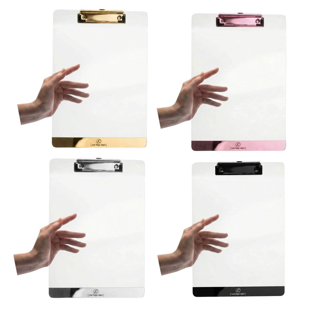 Prancheta Papel A4 Personalizada Escritório Prendedor Folha