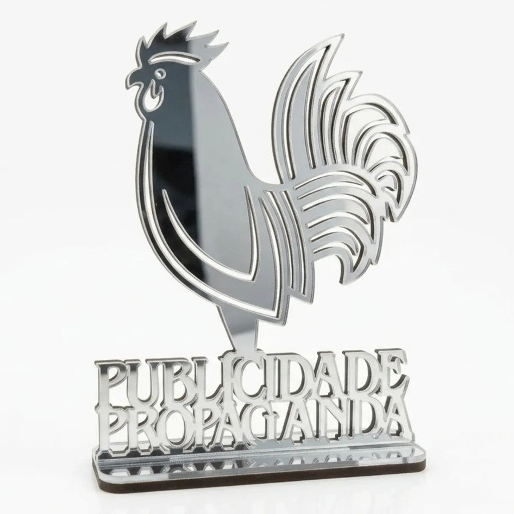 Emblema Profissões Faculdade Homenagem Prateado