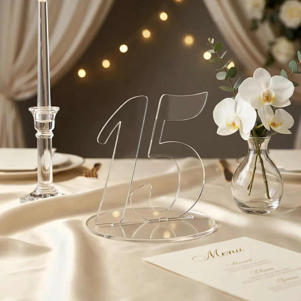 Enfeite Número 15 Para Decoração Mesa Debutante Elegante