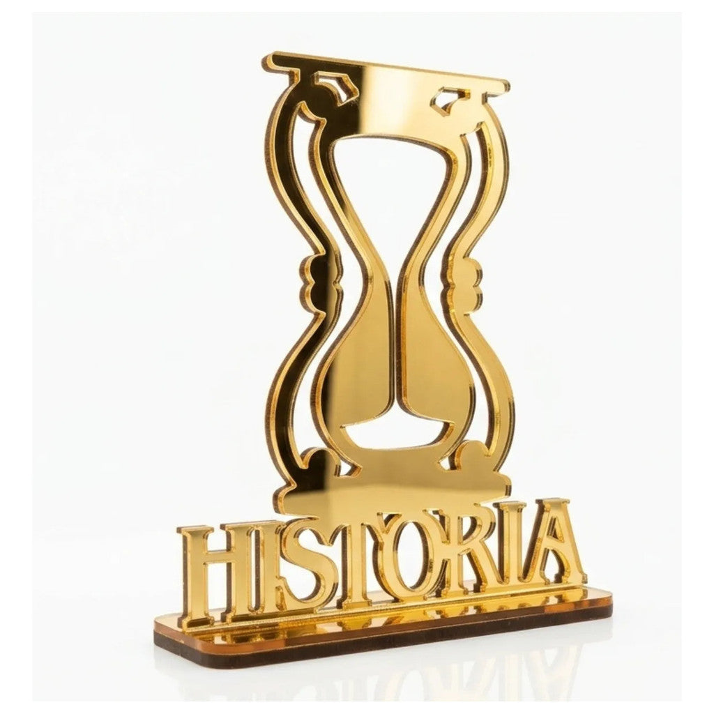 Emblema Profissões Faculdade Homenagem Dourado