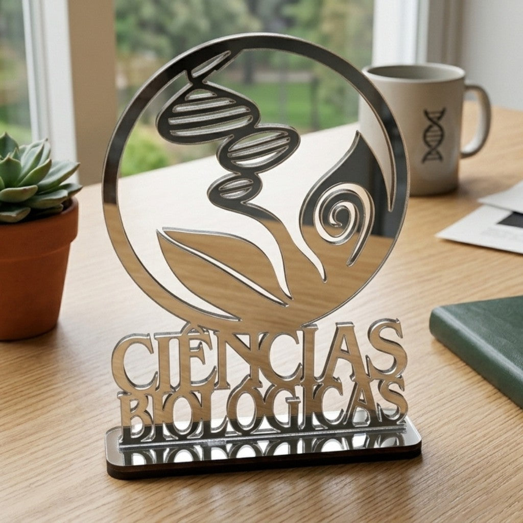 Emblema Profissões Faculdade Homenagem Prateado